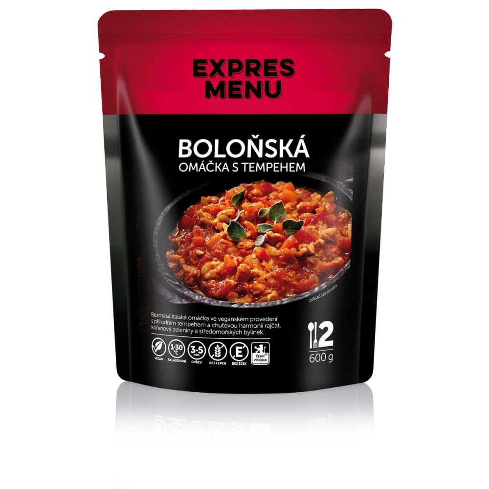 Boloňská omáčka s tempehem - 2 porce - Expres Menu 