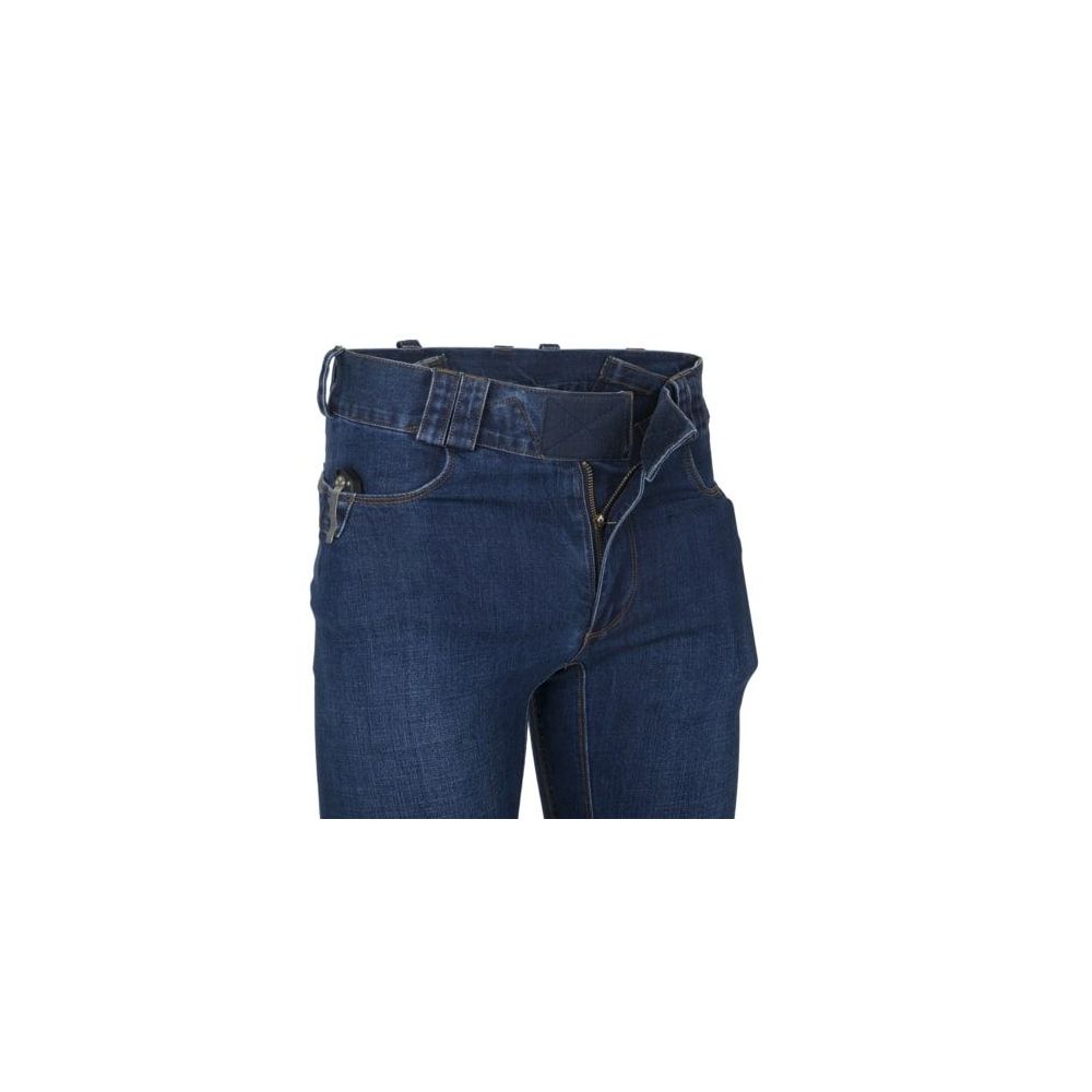 Kalhoty COVERT TACTICAL PANTS® - Denim Mid - Vintage Worn Blue - Helikon-Tex®