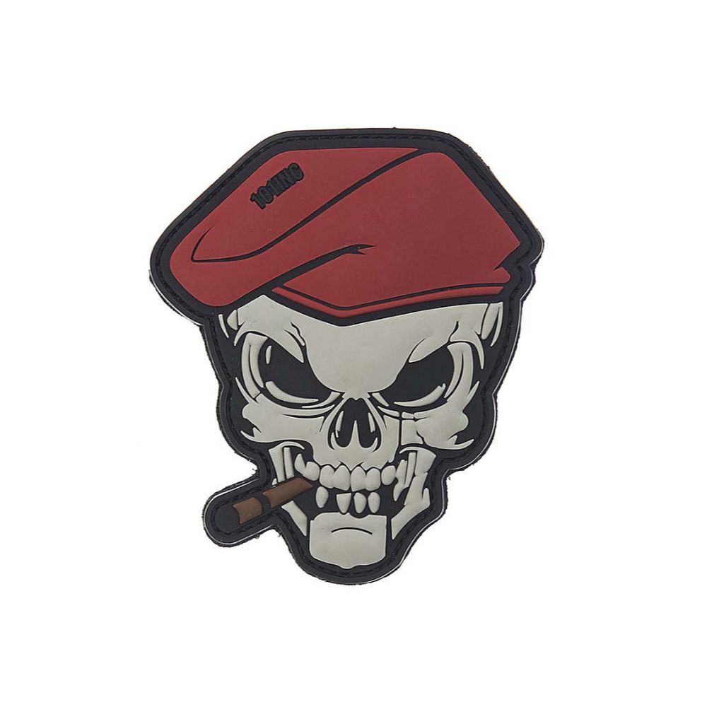 Nášivka PVC skull sigar - 101.INC