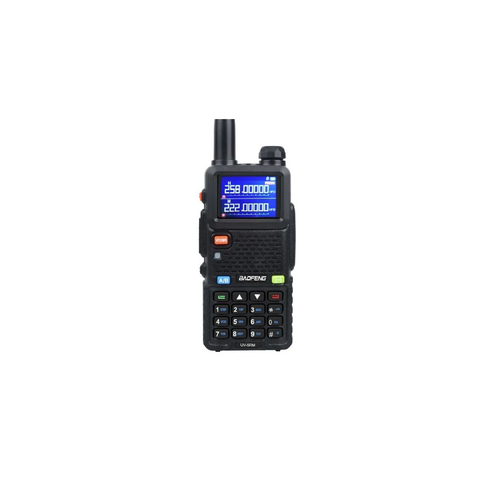 Vysílačka BAOFENG UV-5RM 8W , tri-band, příjem AIR, USB-C - černá - Baofeng
